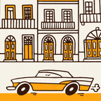 Cuba La Habana Wall Art Print, Vintage Travel Poster