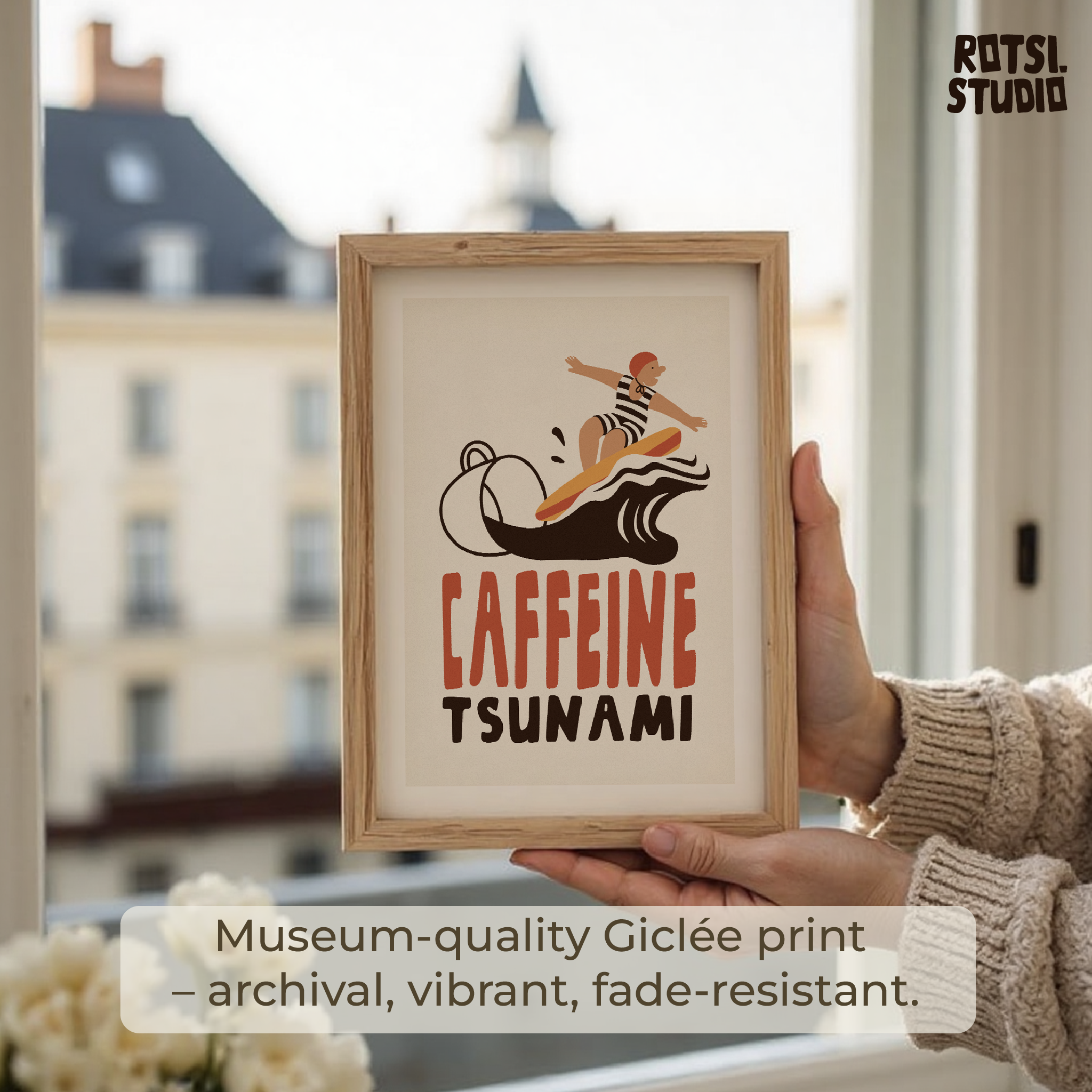 Coffee Poster Print: Cozy Kitchen Cafe Wall Art