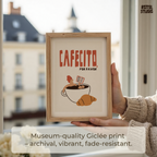 Cafecito Kitchen Print: Latina Coffee Quote Art