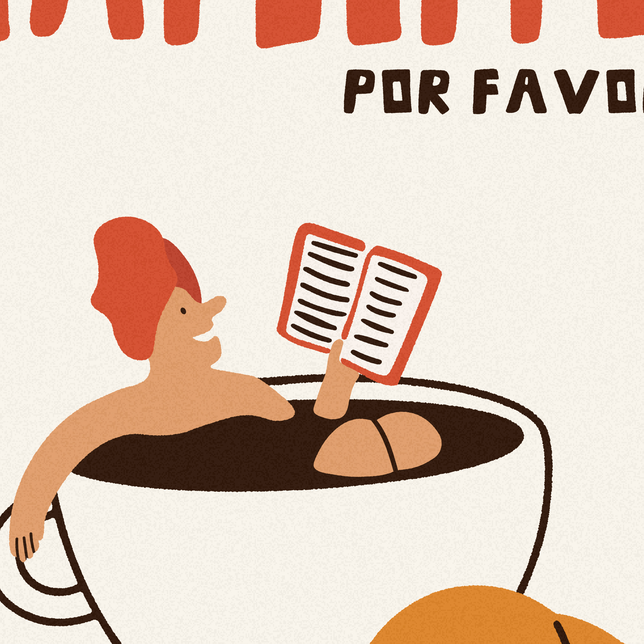 Cafecito Kitchen Print: Latina Coffee Quote Art