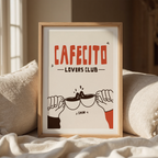 Cafecito Art Print: Latino Kitchen Coffee Station Decor