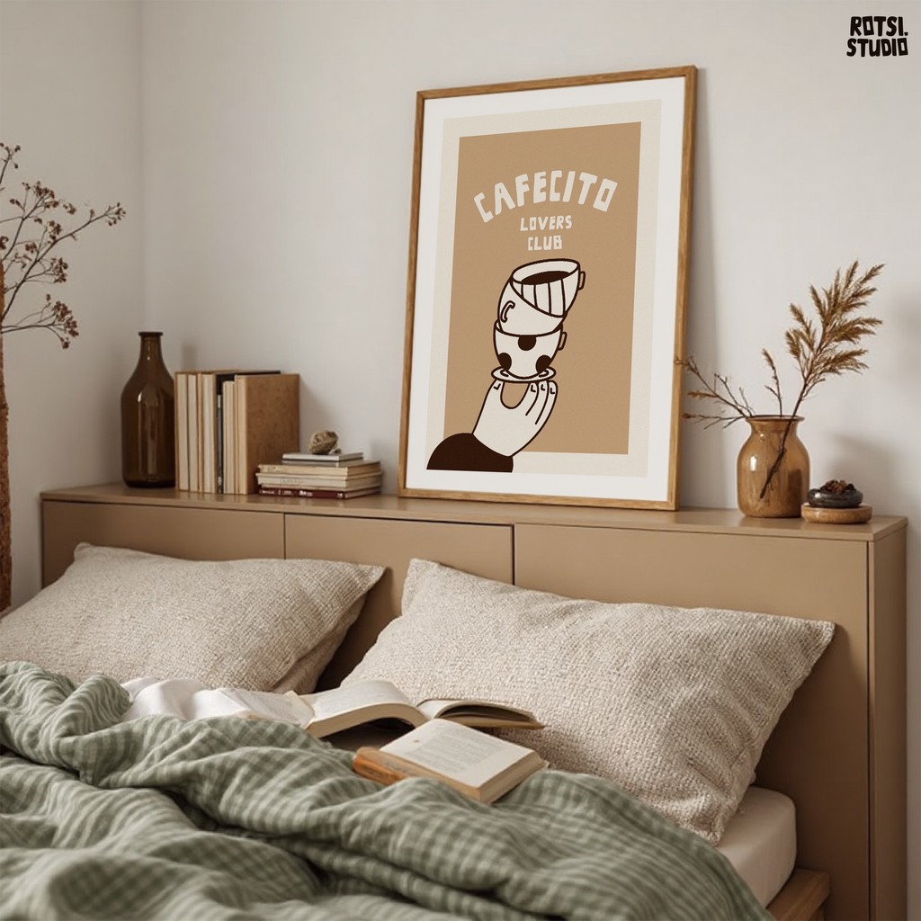 Cafecito Lovers Club, Coffee Latin Cafe Decor