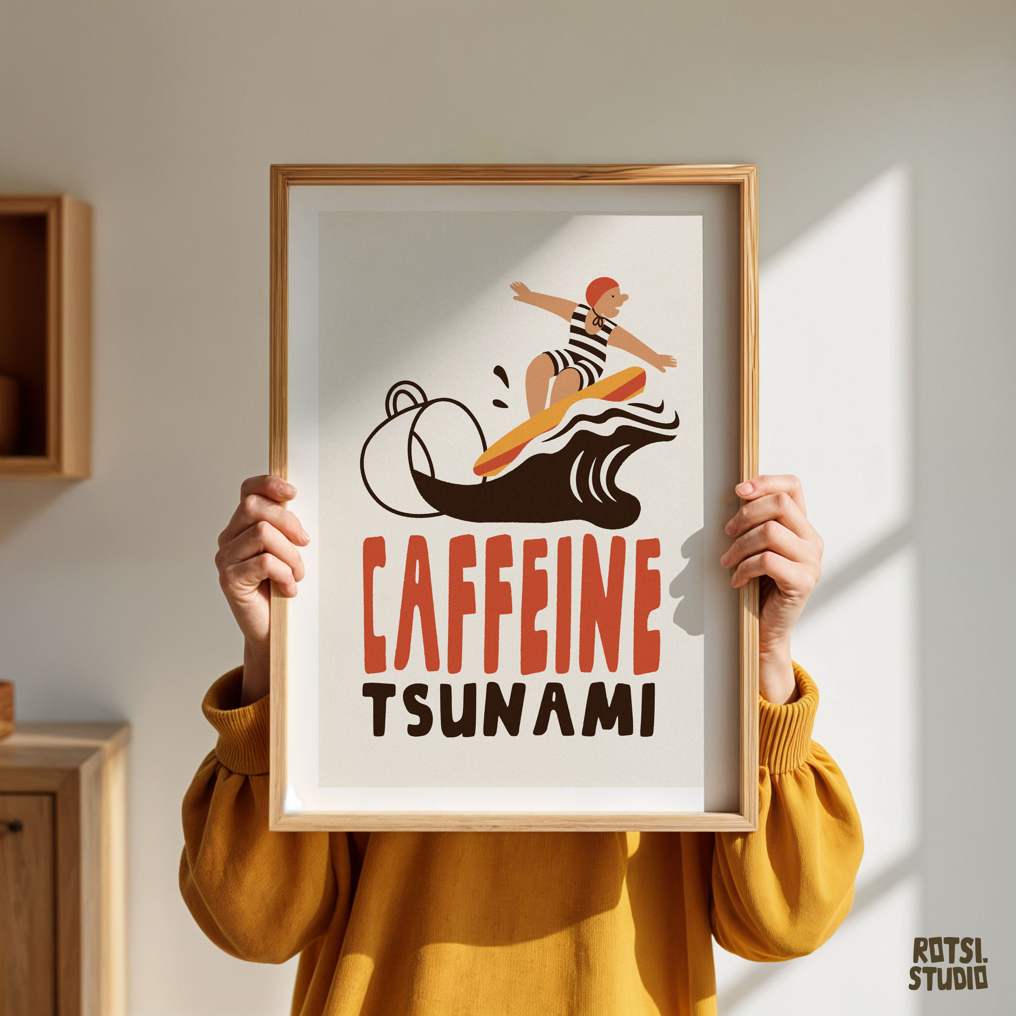 Coffee Poster Print: Cozy Kitchen Cafe Wall Art