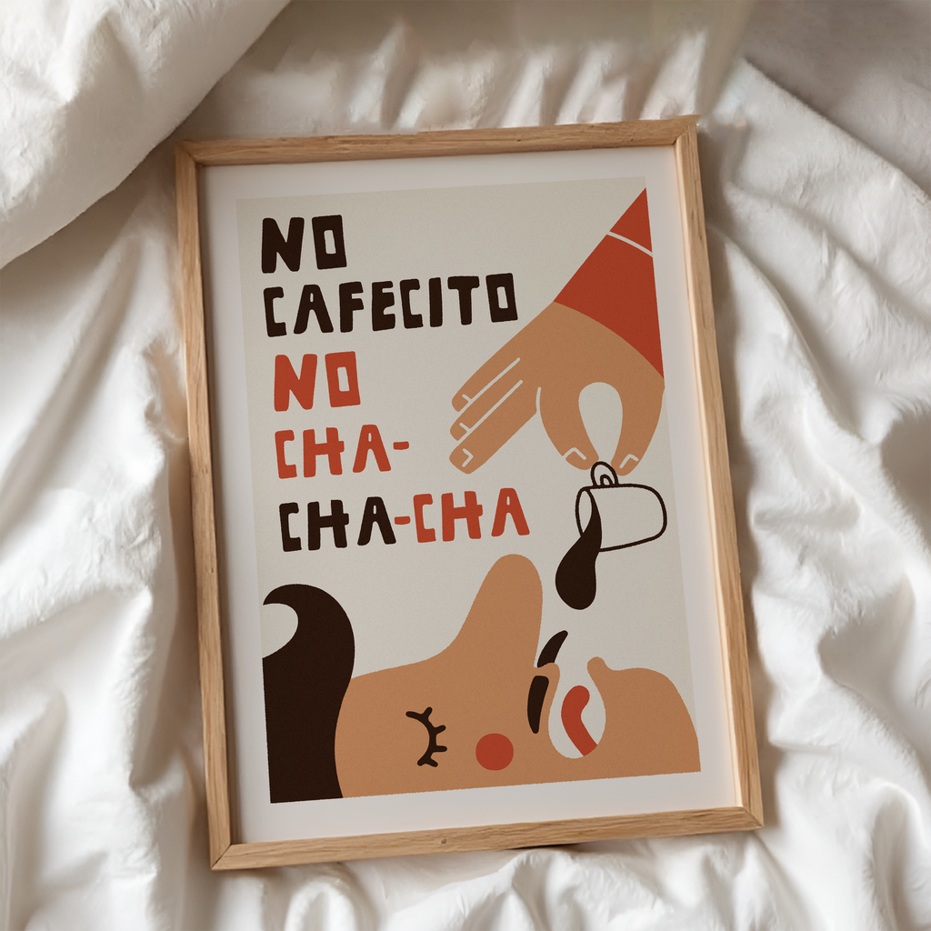 Cafecito Art Print – Printed Poster Gift