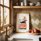 Coffee Poster Print: Cozy Kitchen Cafe Wall Art