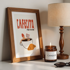 Cafecito Kitchen Print: Latina Coffee Quote Art