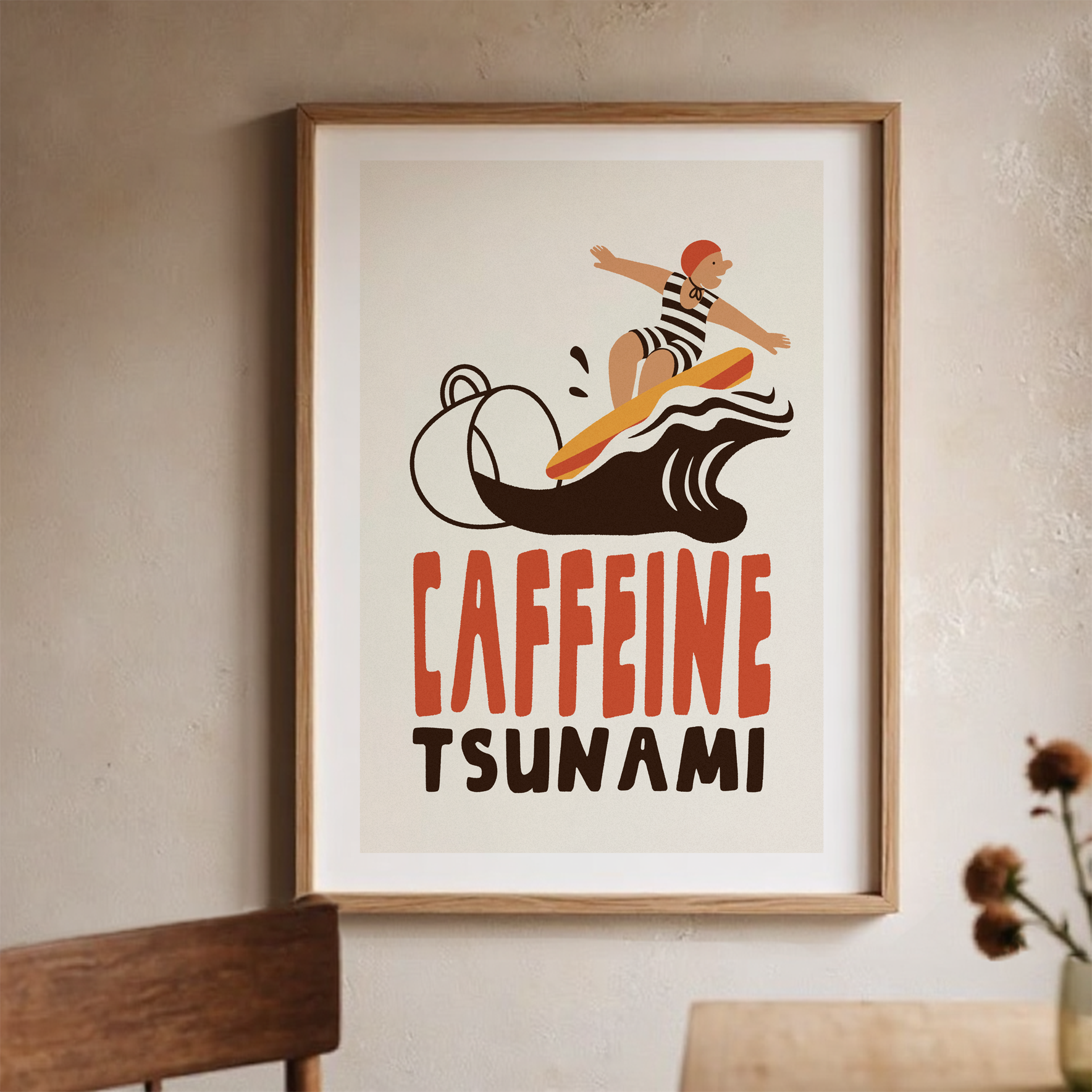 Coffee Poster Print: Cozy Kitchen Cafe Wall Art